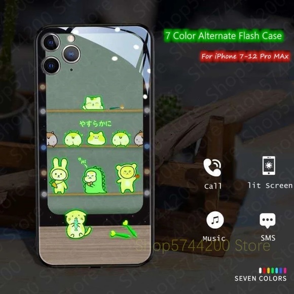 None Accessories - Led  light up I phone 11 case,also fits I phone XR